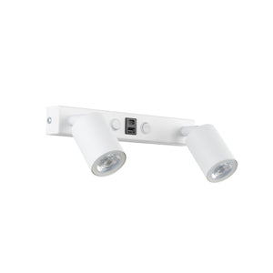 Aplică TK Lighting Nex Usb, alb, 2 x GU10, 11355