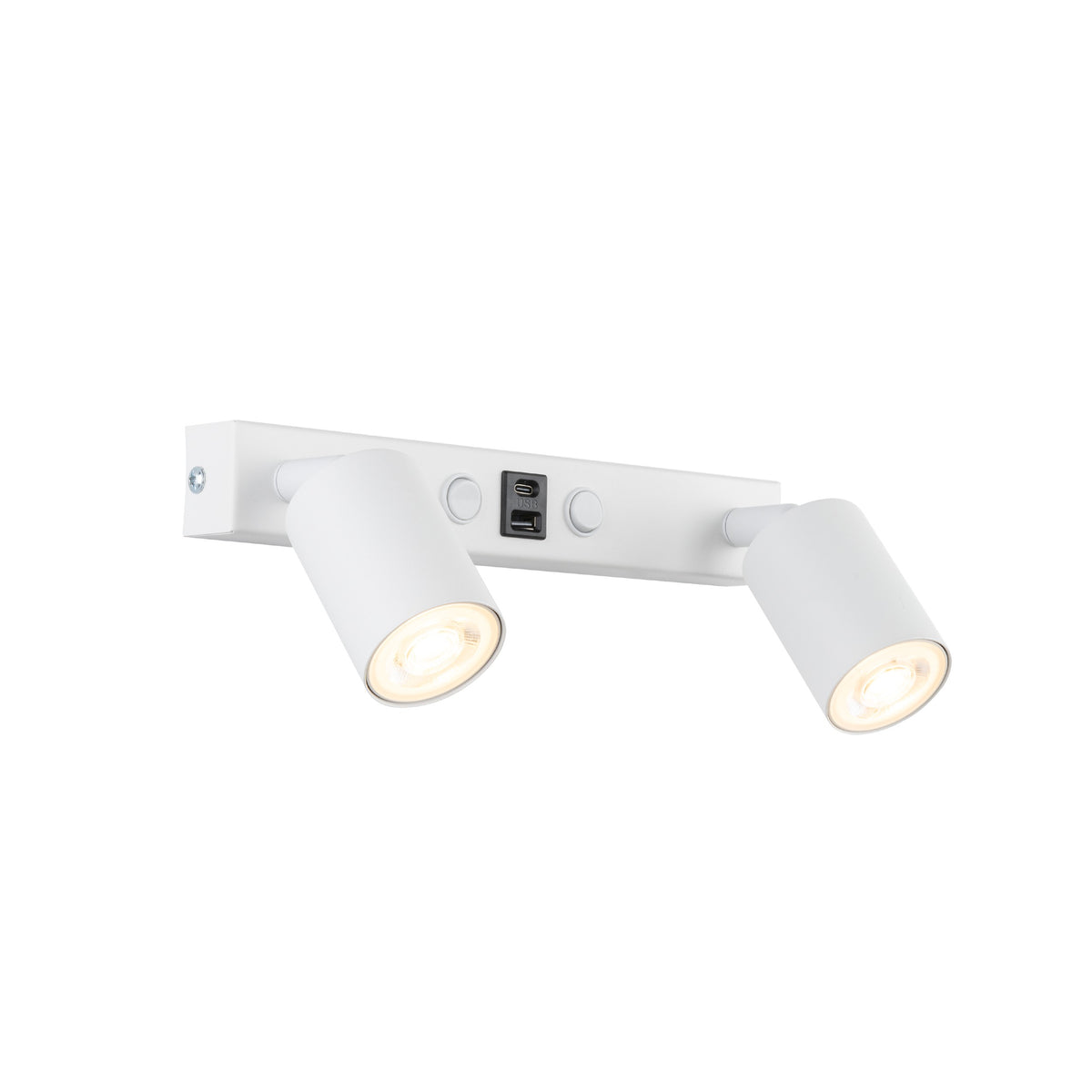 Aplică TK Lighting Nex Usb, alb, 2 x GU10, 11355