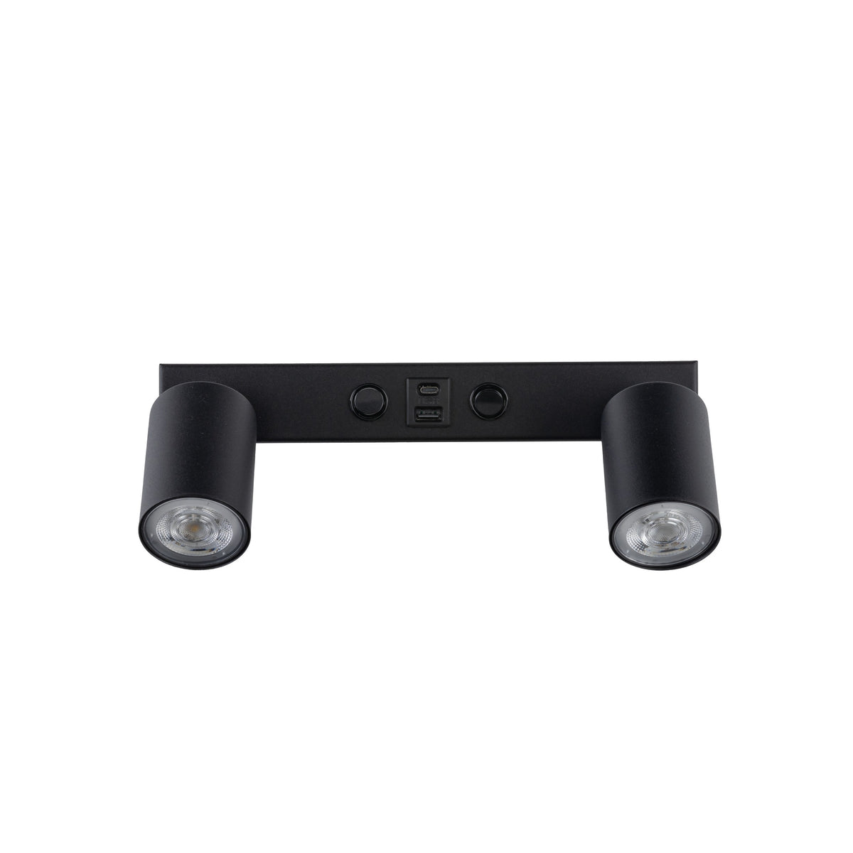 Aplică TK Lighting Nex Usb, negru, 2 x GU10, 11356