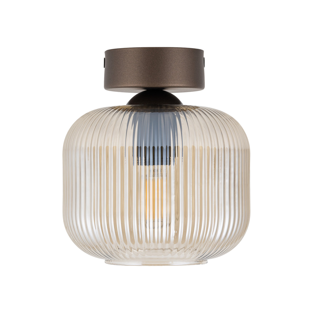 Plafonieră TK Lighting Salvia, maro, 11358