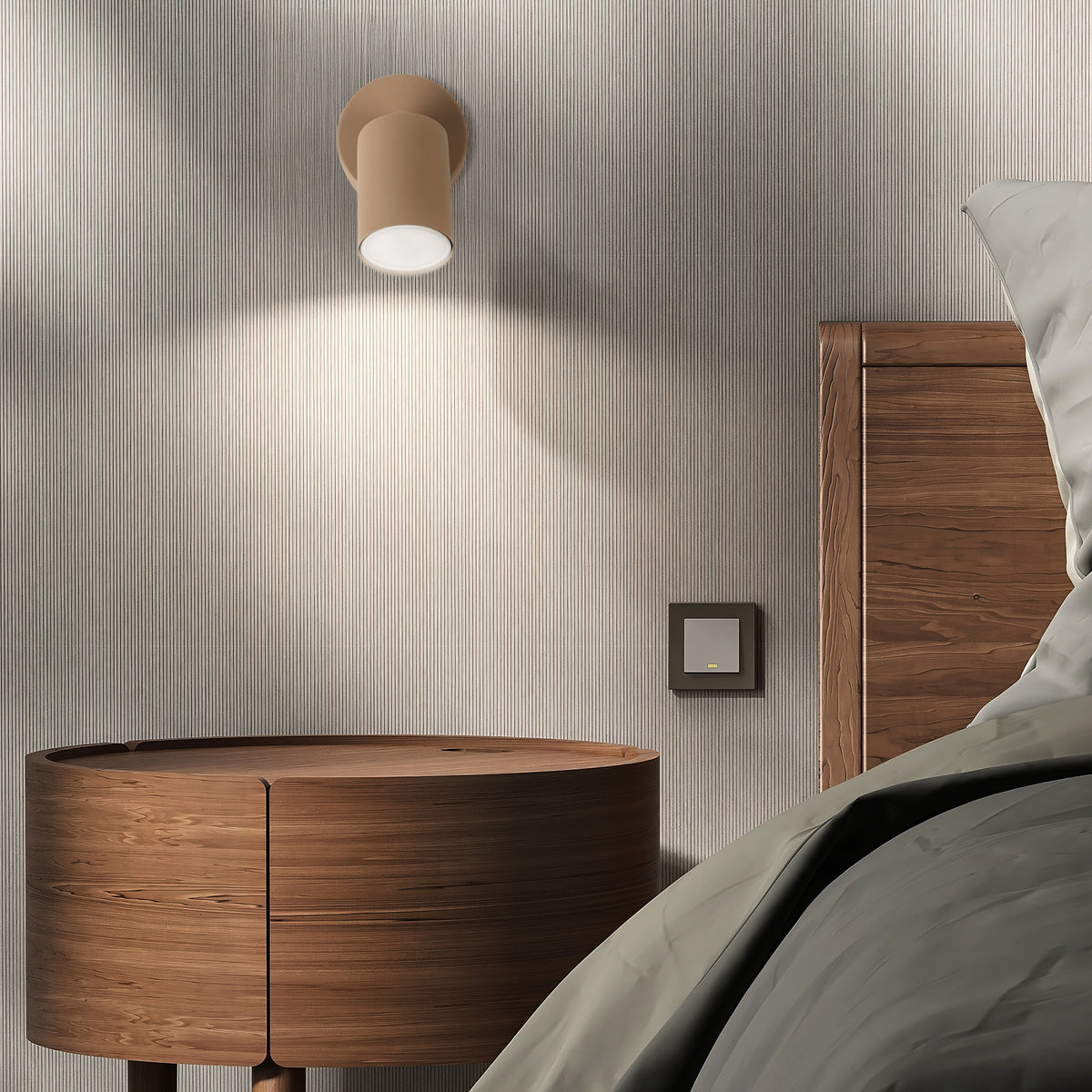 Aplică TK Lighting Nex, nisip, 11366