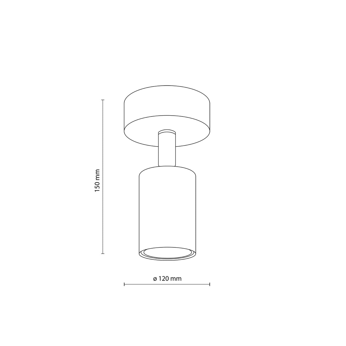 Aplică TK Lighting Nex, nisip, 11366