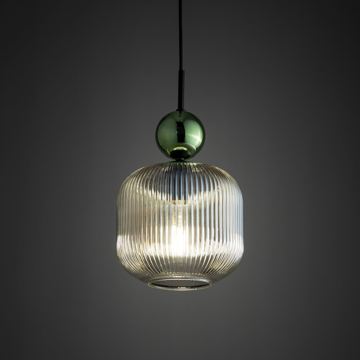 Pendul TK Lighting Sophia Big, verde, coniac, 11372