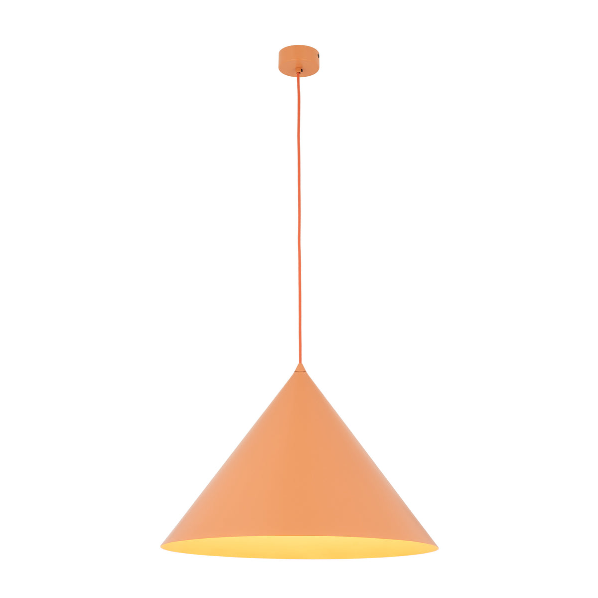Pendul TK Lighting Cono XL, somon, 11386