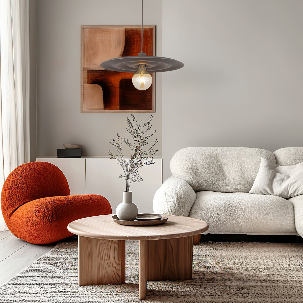 Pendul TK Lighting Onda, maro, 11408