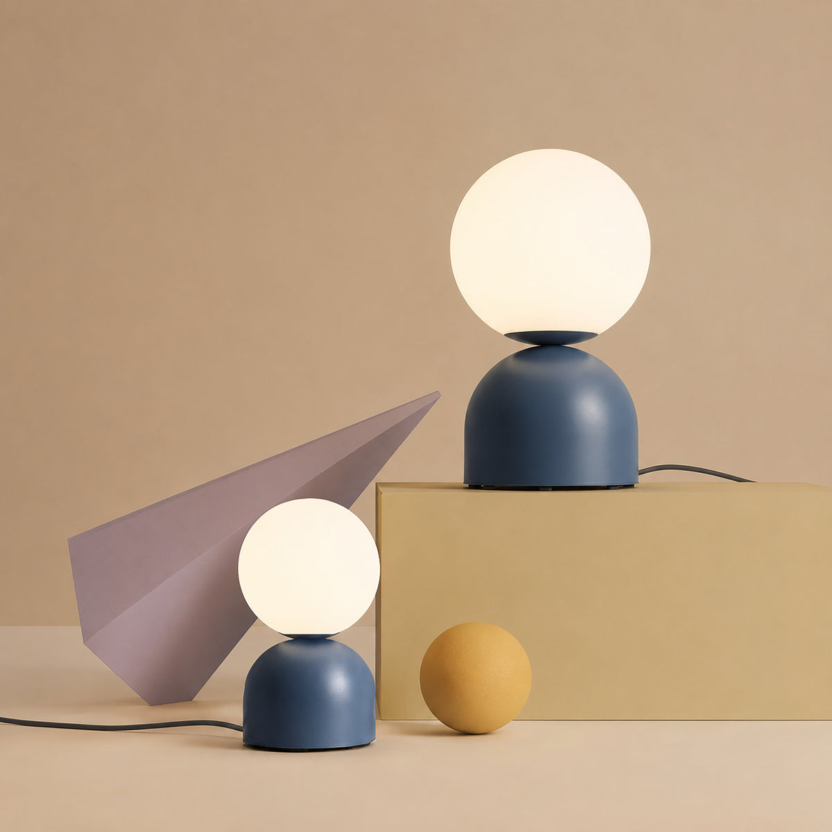 Veioză TK Lighting Miki Big, bleumarin, 11431