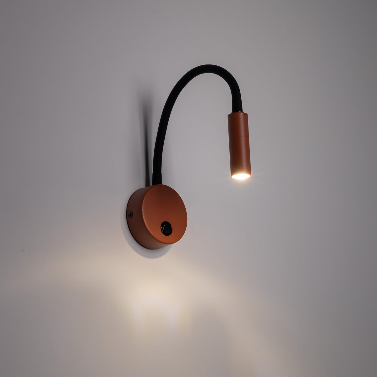 Aplică TK Lighting Lagos, cărămiziu, negru, 11448
