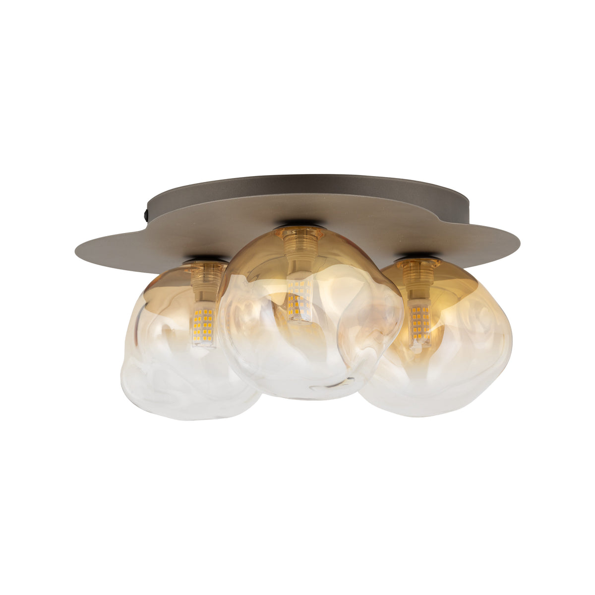 Aplică TK Lighting Lava, maro, 3 x G9, 11453