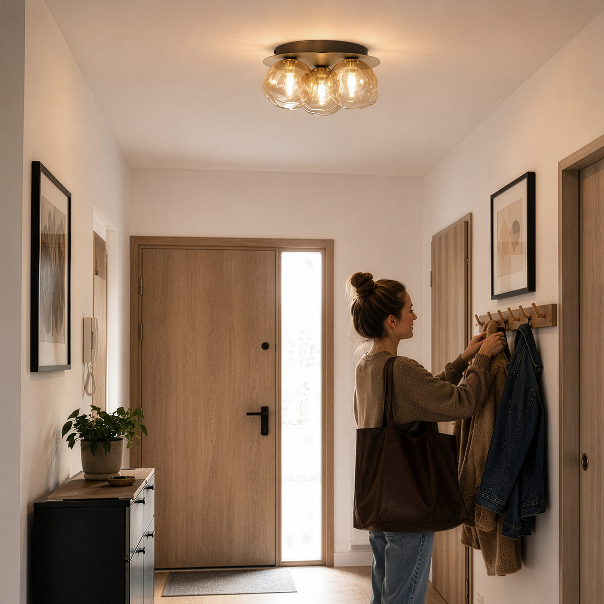 Aplică TK Lighting Lava, nisip, 3 x G9, 11454