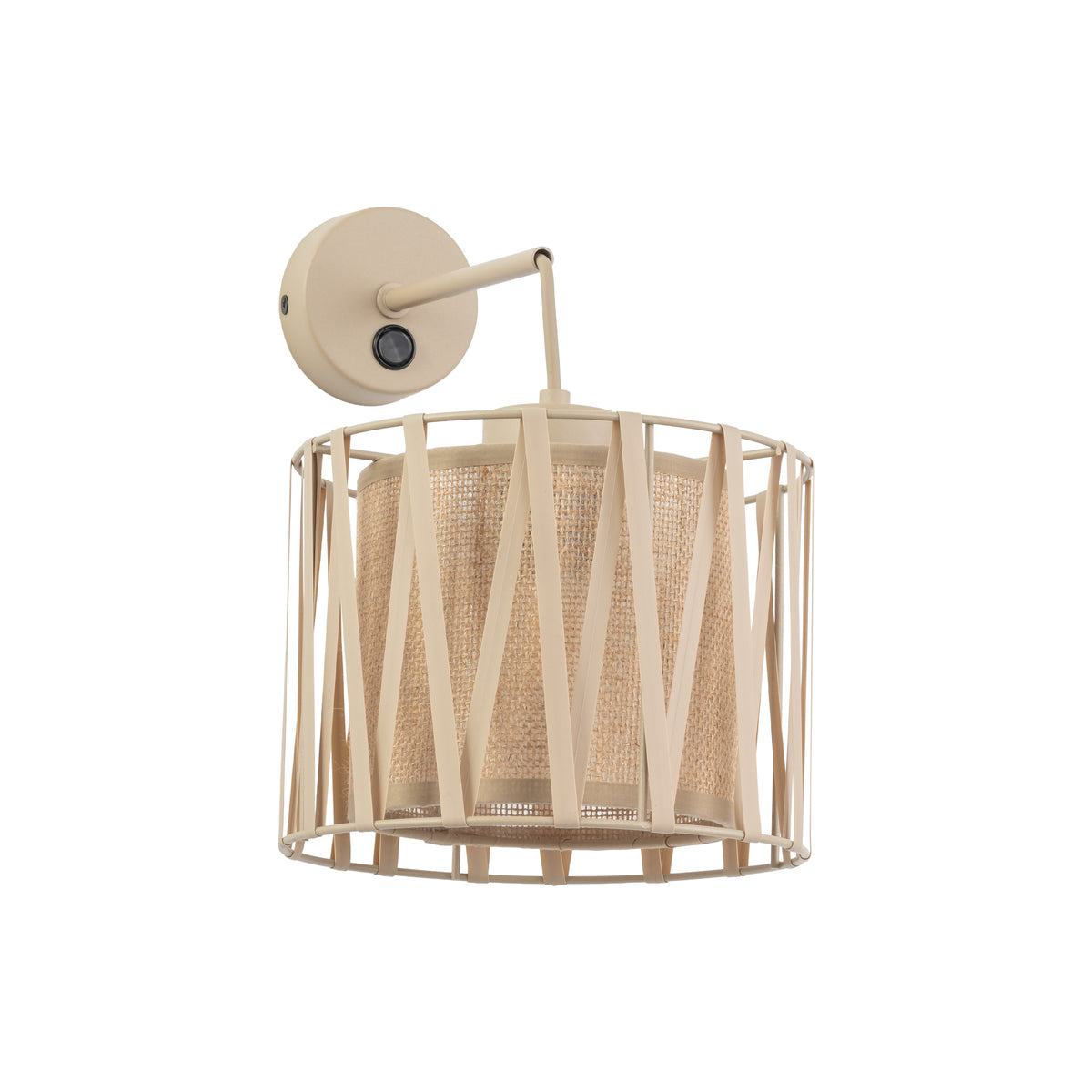 Aplică TK Lighting Harmony, nisip, iută, 11462
