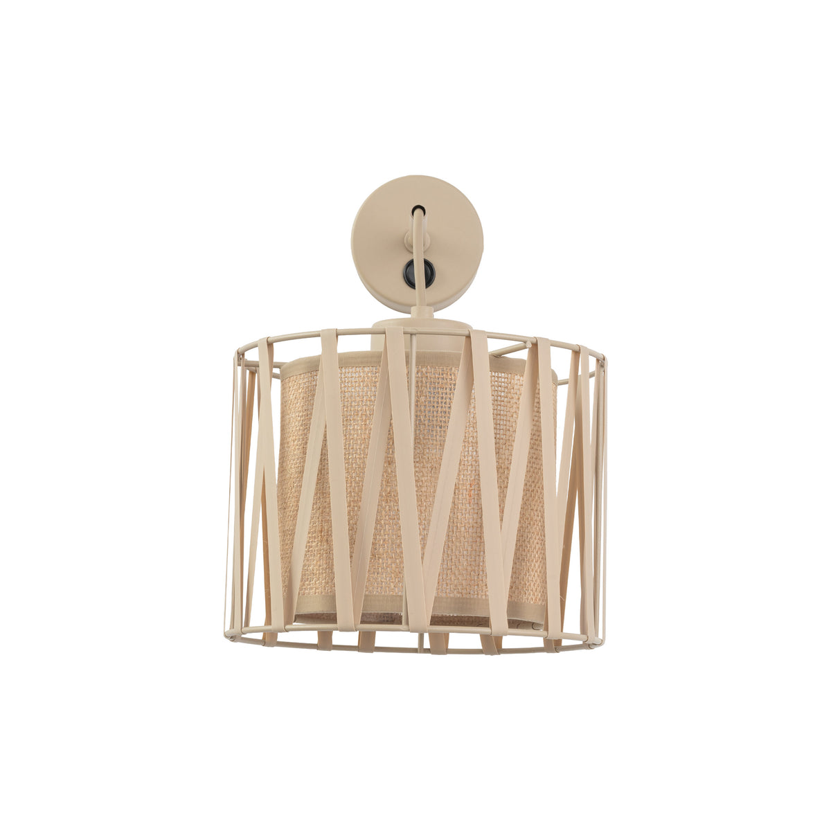 Aplică TK Lighting Harmony, nisip, iută, 11462