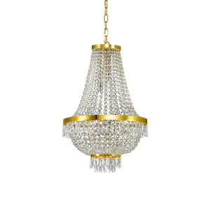 Lustră Ideal Lux Caesar SP9, auriu, 114736
