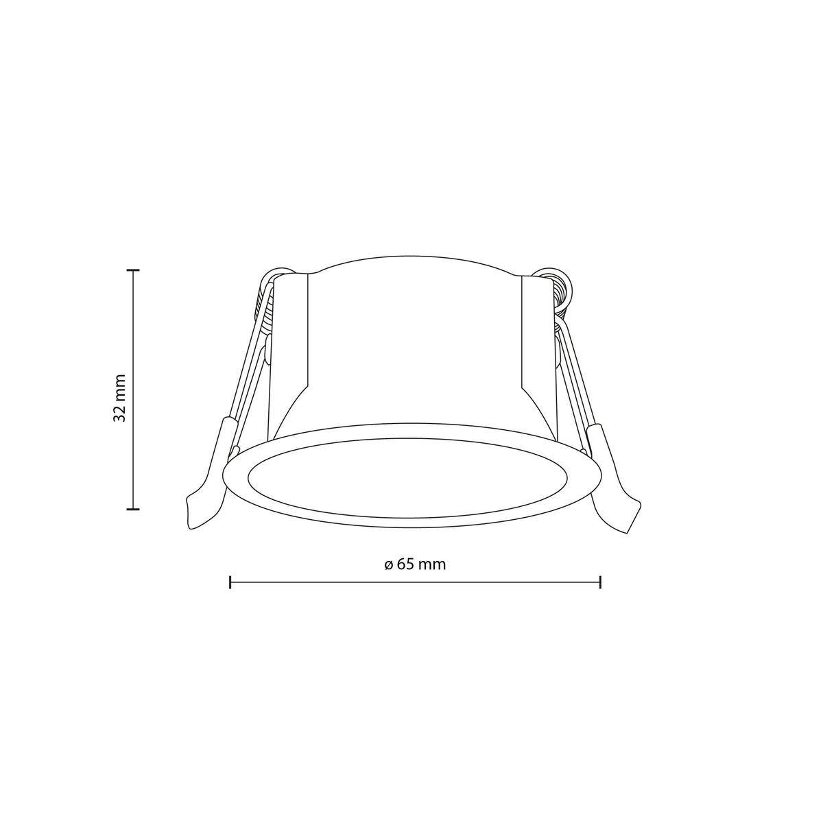 Plafonieră TK Lighting Rivo, alb, 11473