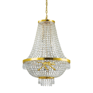 Lustră Ideal Lux Caesar SP12, auriu, 114743