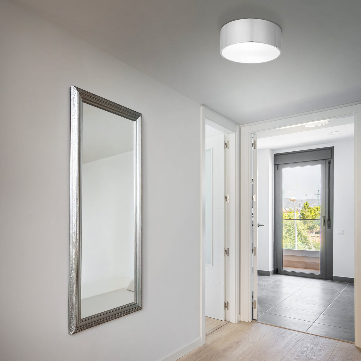 Plafonieră TK Lighting Livo S, crom, 2 x E27, 11476