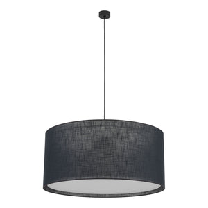 Lustră TK Lighting Largo, negru, 3 x E27, 11486