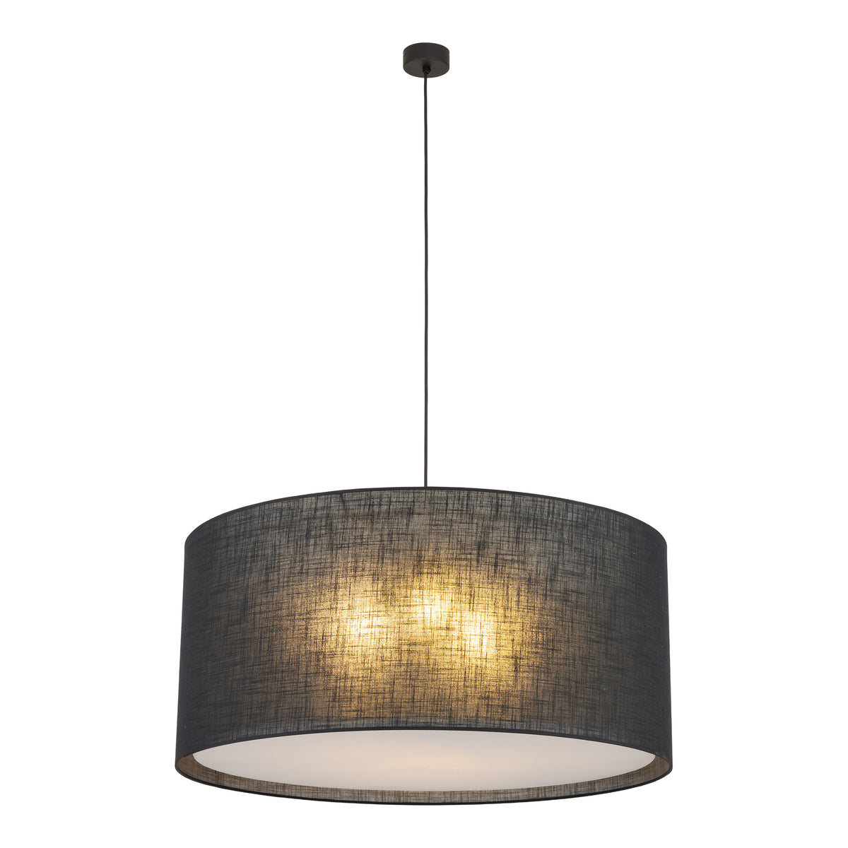 Lustră TK Lighting Largo, negru, 3 x E27, 11486