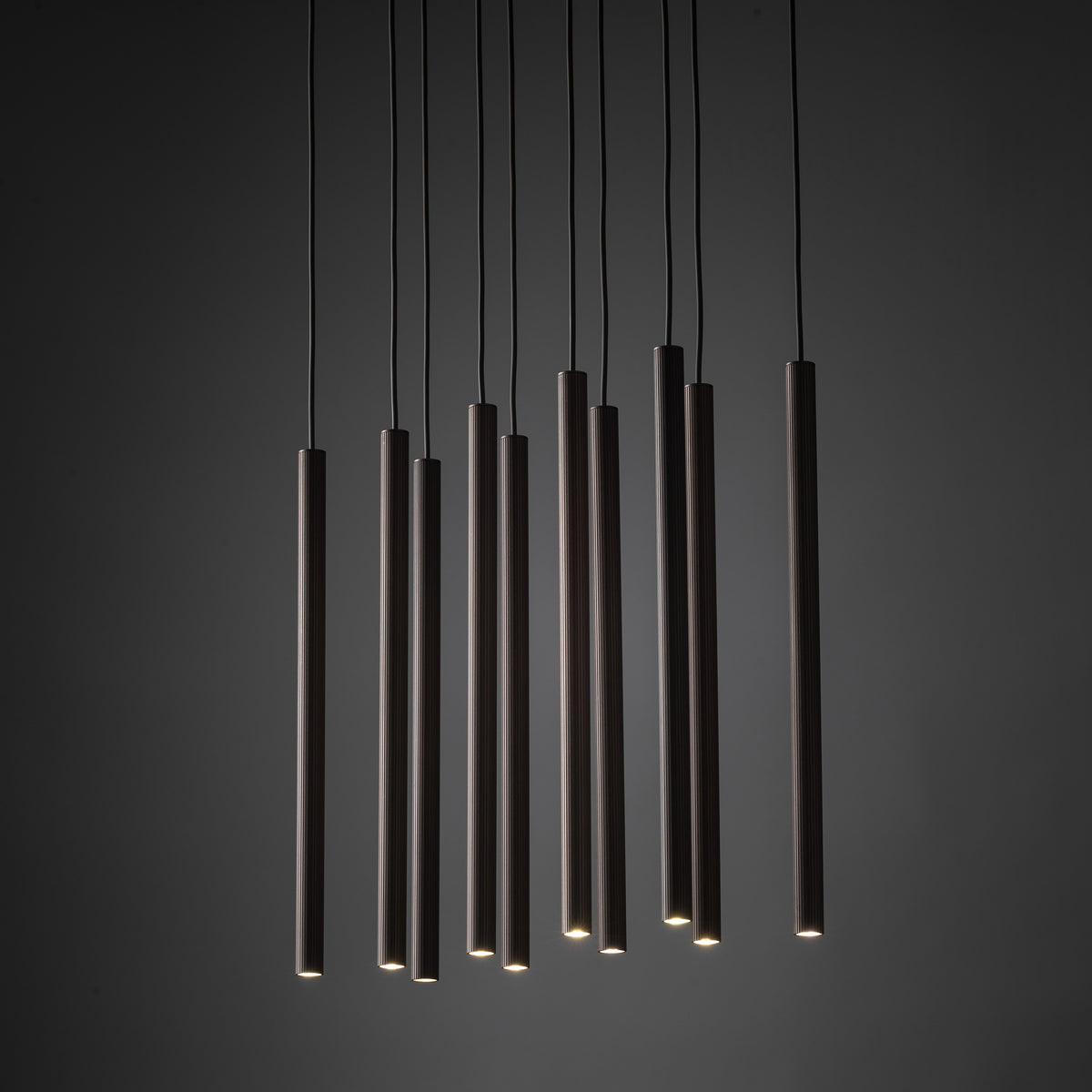 Lustră TK Lighting Ferro Bară, maro, 10 x G9, 11490