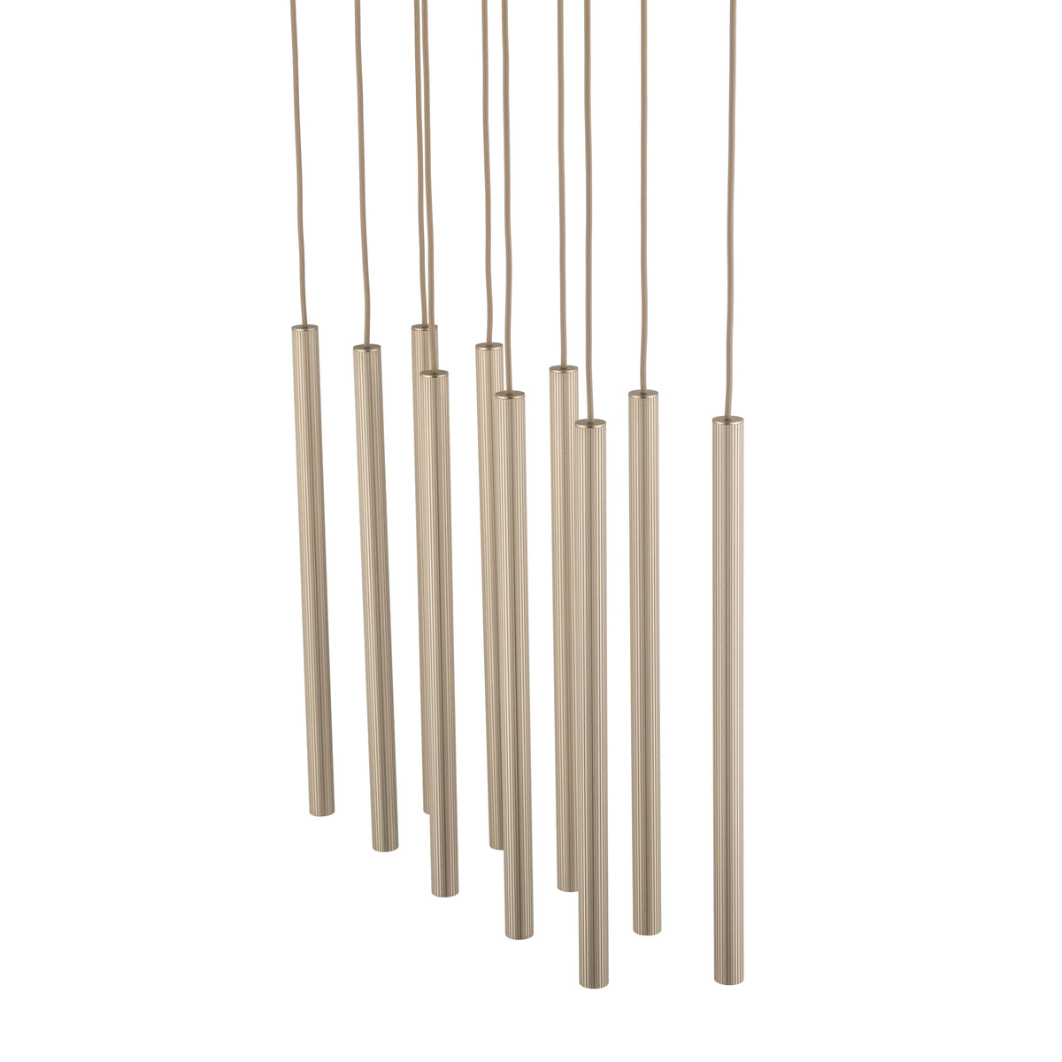 Lustră TK Lighting Ferro Bară, nisip, șampanie, 10 x G9, 11491
