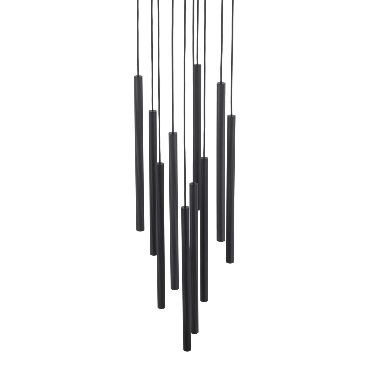 Lustră TK Lighting Ferro Rotund, negru, 10 x G9, 11492