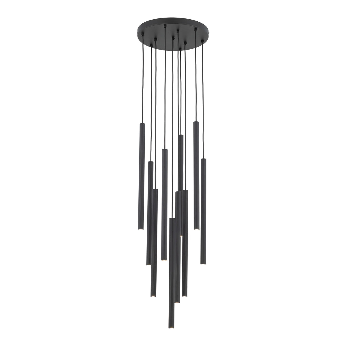 Lustră TK Lighting Ferro Rotund, negru, 10 x G9, 11492
