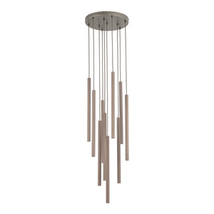 Lustră TK Lighting Ferro Rotund, maro, 10 x G9, 11493