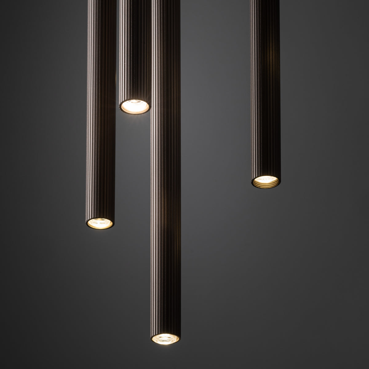 Lustră TK Lighting Ferro Rotund, maro, 10 x G9, 11493