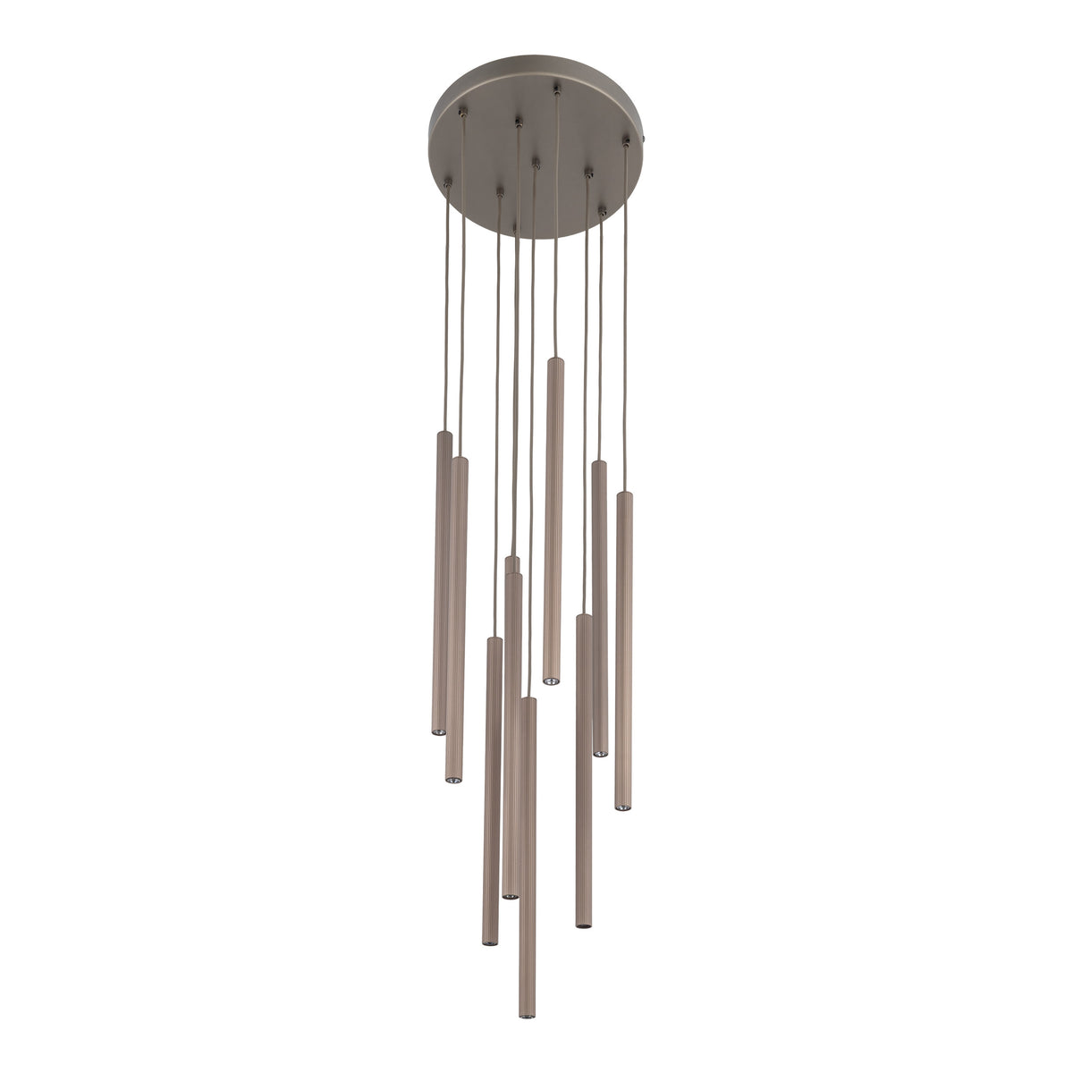Lustră TK Lighting Ferro Rotund, maro, 10 x G9, 11493