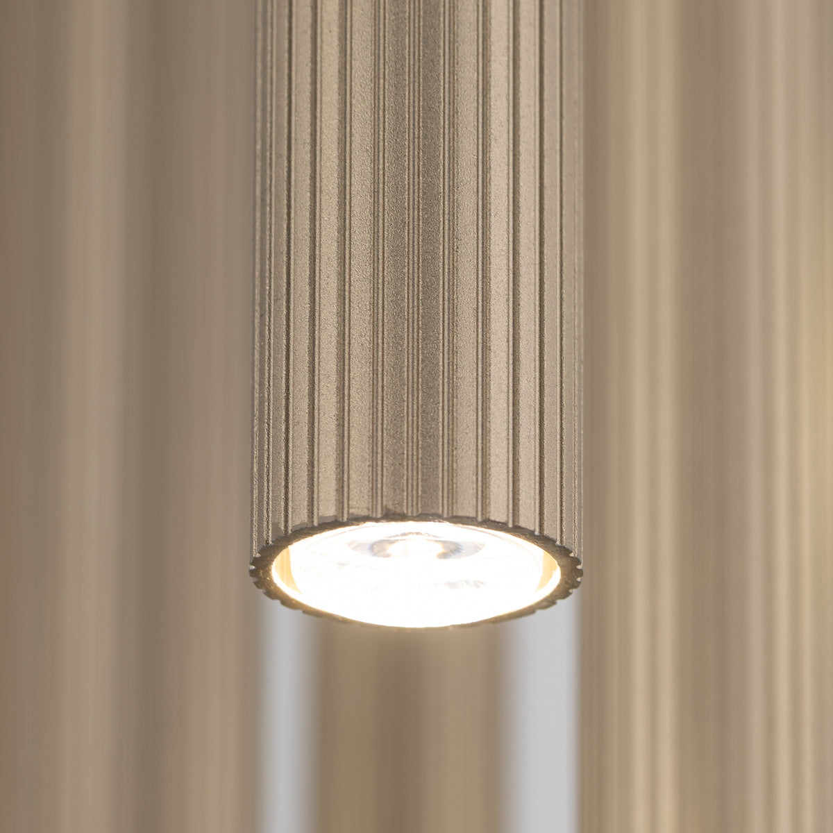Lustră TK Lighting Ferro Rotund, nisip, șampanie, 10 x G9, 11494