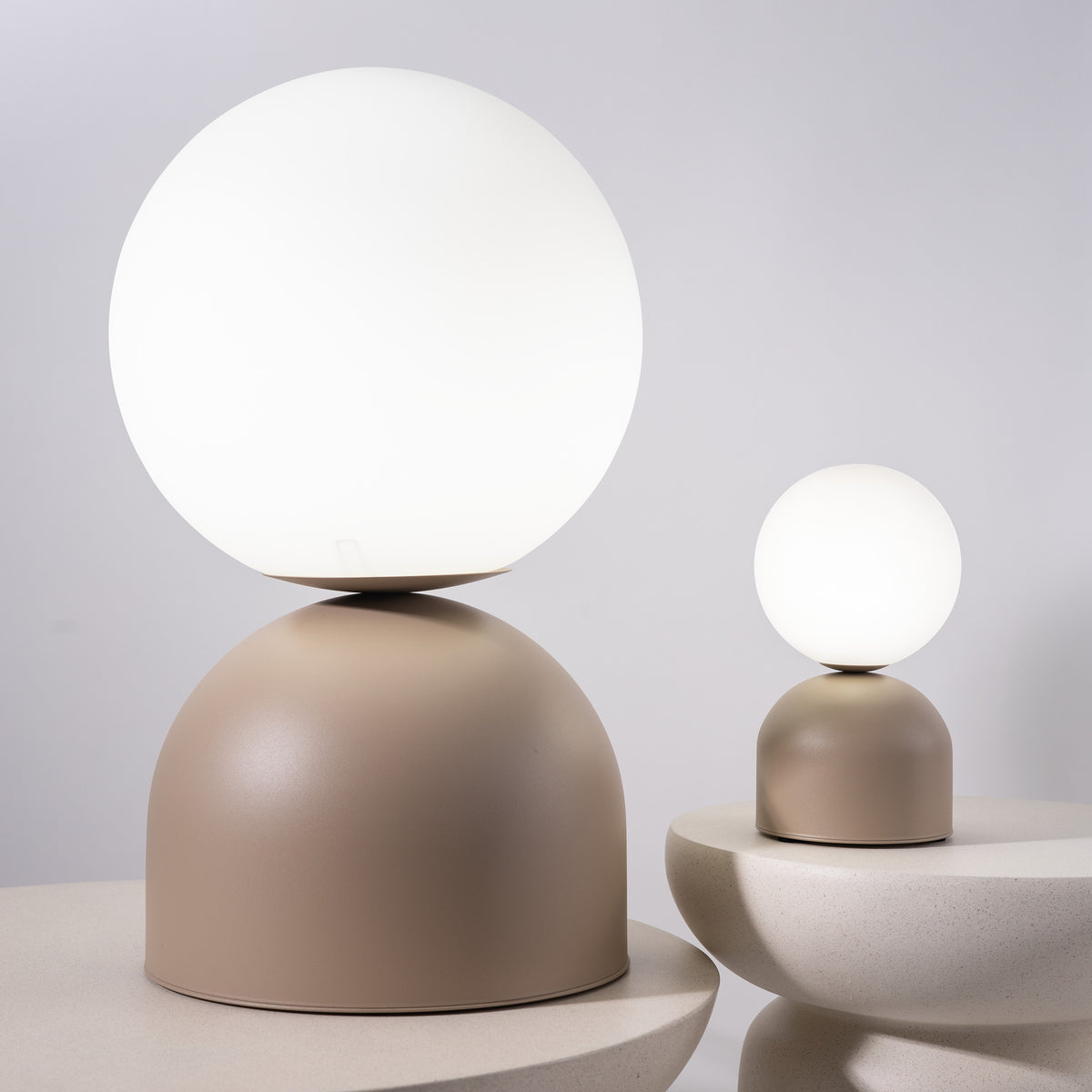 Veioză TK Lighting Miki Big, nisip, 11498