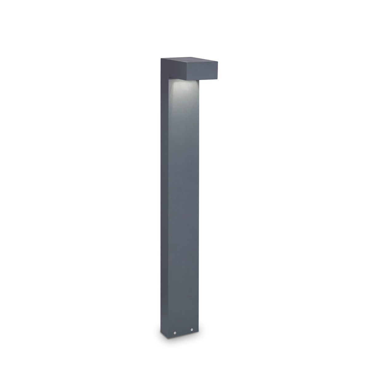 Stâlp de iluminat exterior Ideal Lux Sirio PT2, antracit, H80 cm, 115061