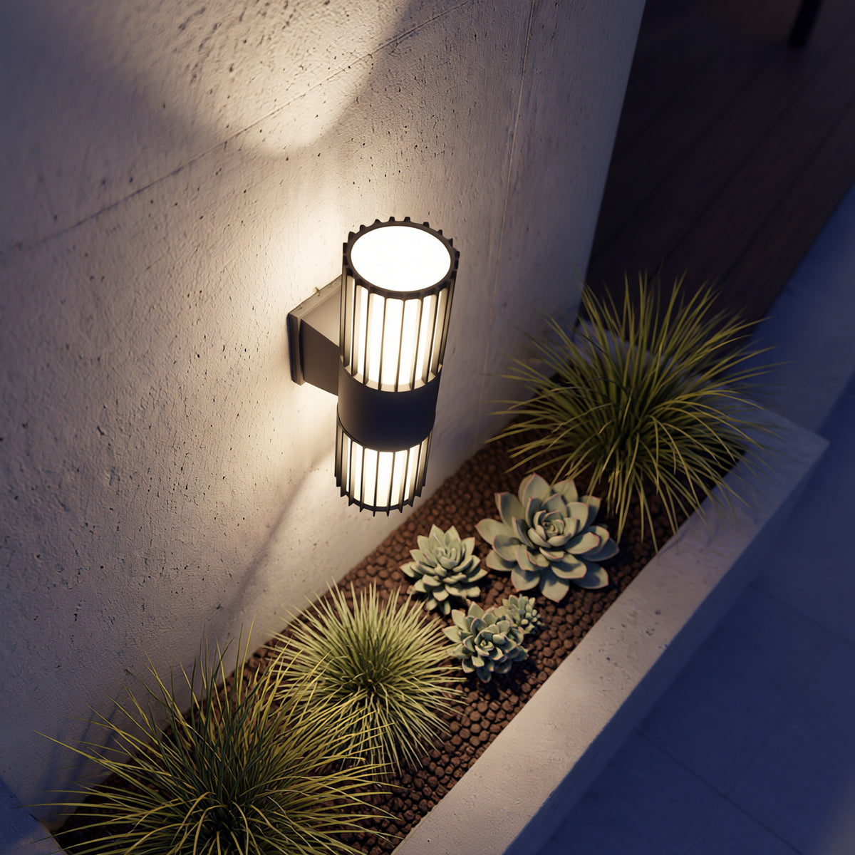 Aplică de exterior TK Lighting Ribo, gri, 2 x E27, 11507