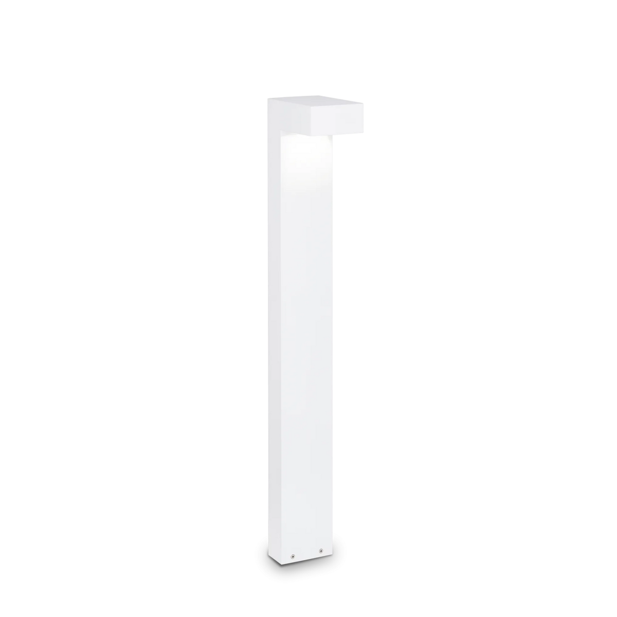 Stâlp de iluminat exterior Ideal Lux Sirio PT2, alb, H80 cm, 115085