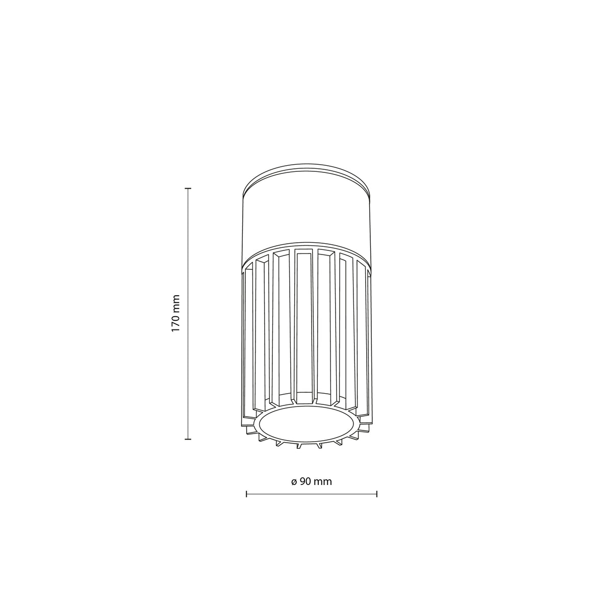 Plafonieră de exterior TK Lighting Ribo, gri, 11508