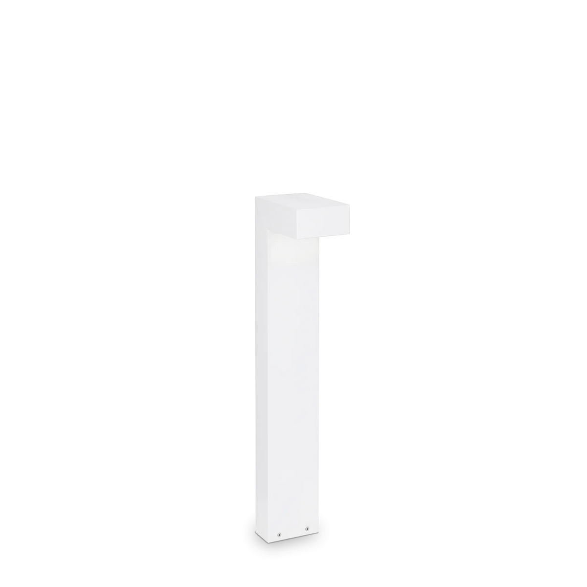 Stâlp de iluminat exterior Ideal Lux Sirio PT2, alb, H60 cm, 115092