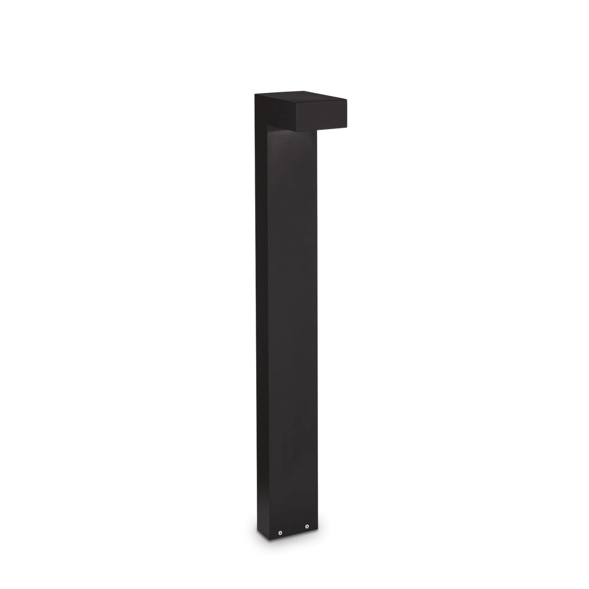 Stâlp de iluminat exterior Ideal Lux Sirio PT2, negru, H80 cm, 115108