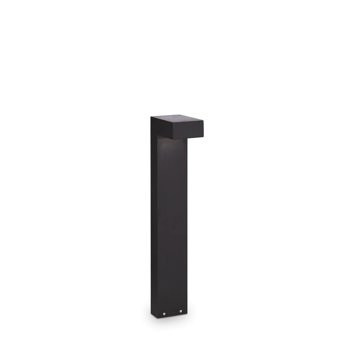 Stâlp de iluminat exterior Ideal Lux Sirio PT2, negru, H60 cm, 115115