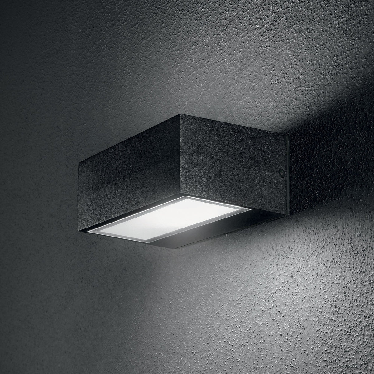 Aplică de exterior Ideal Lux Twin AP1, negru, 115375
