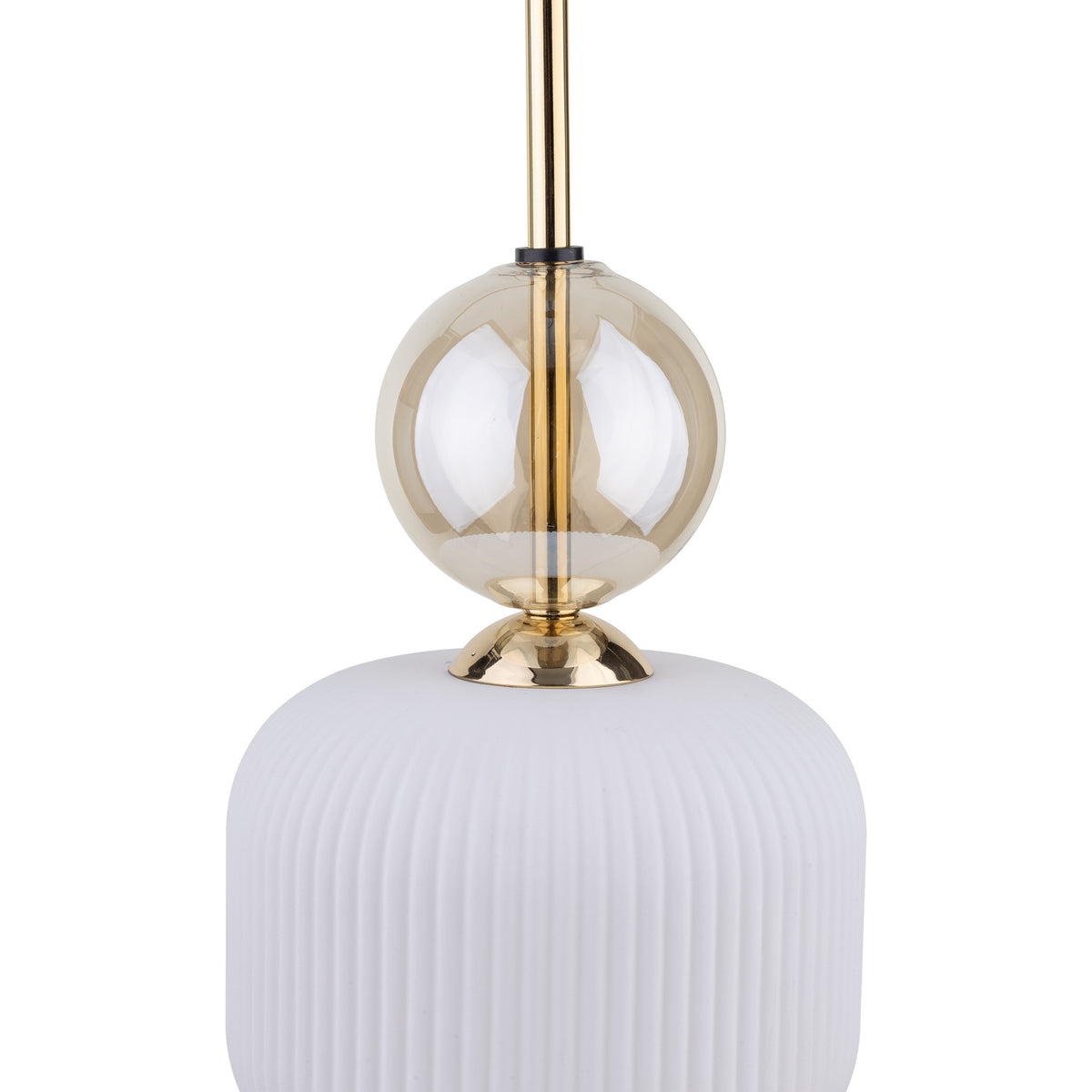 Pendul TK Lighting Sophia, coniac, alb, 11589