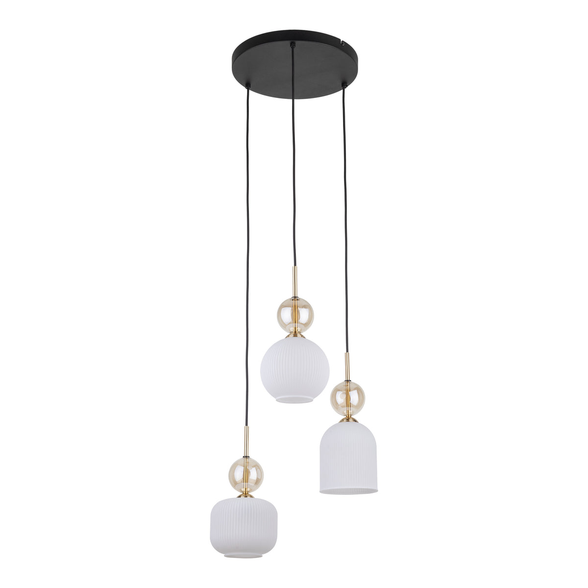 Lustră TK Lighting Sophia Cognacwhite, 3 x E14, 11592