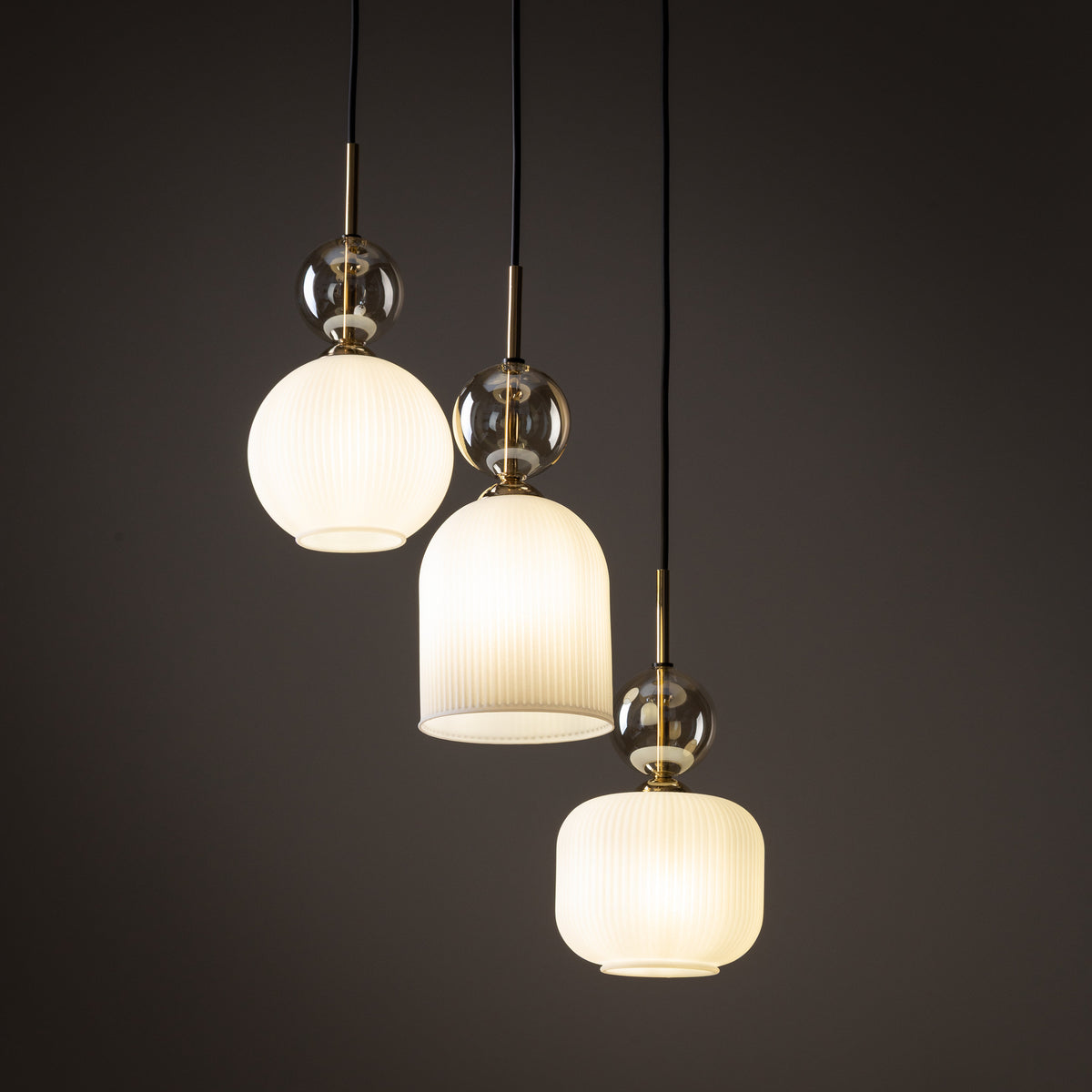 Lustră TK Lighting Sophia Cognacwhite, 3 x E14, 11592