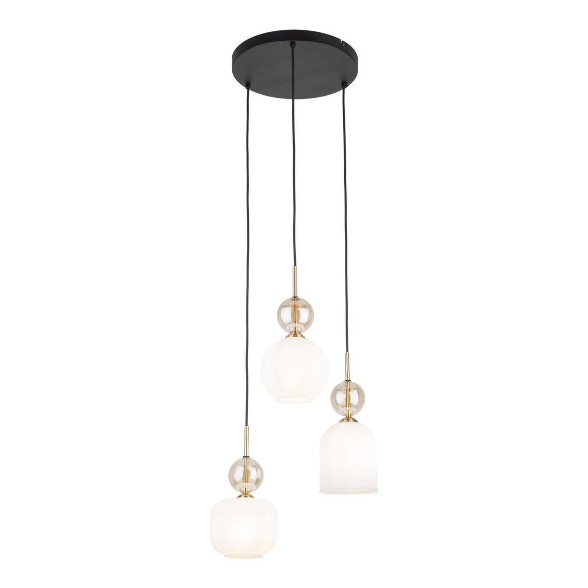 Lustră TK Lighting Sophia Cognacwhite, 3 x E14, 11592