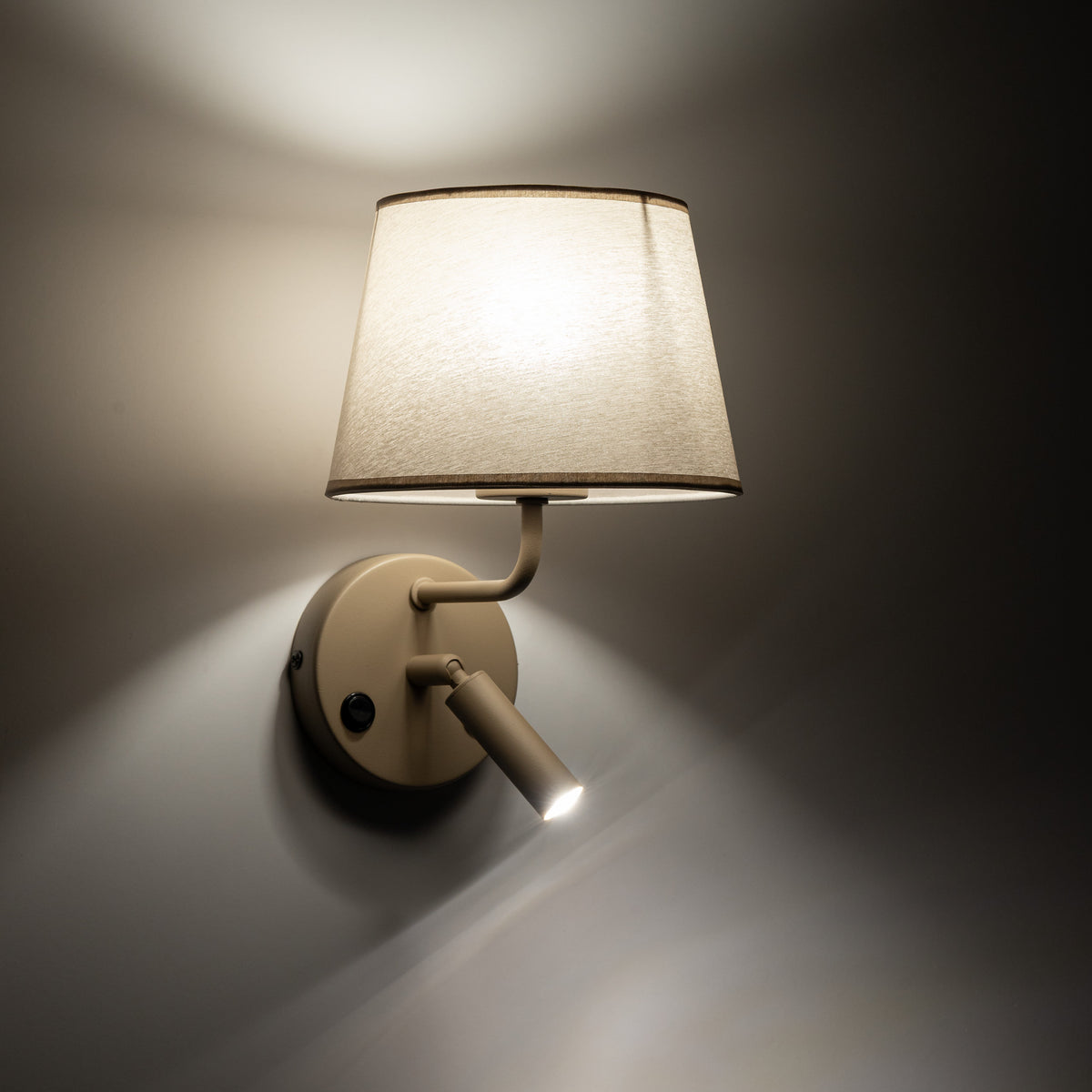 Aplică TK Lighting Maja, nisip, 2 x E27, 11596