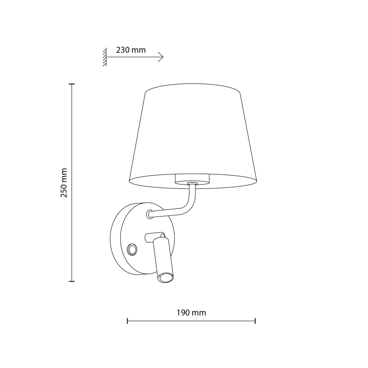Aplică TK Lighting Maja, nisip, 2 x E27, 11596