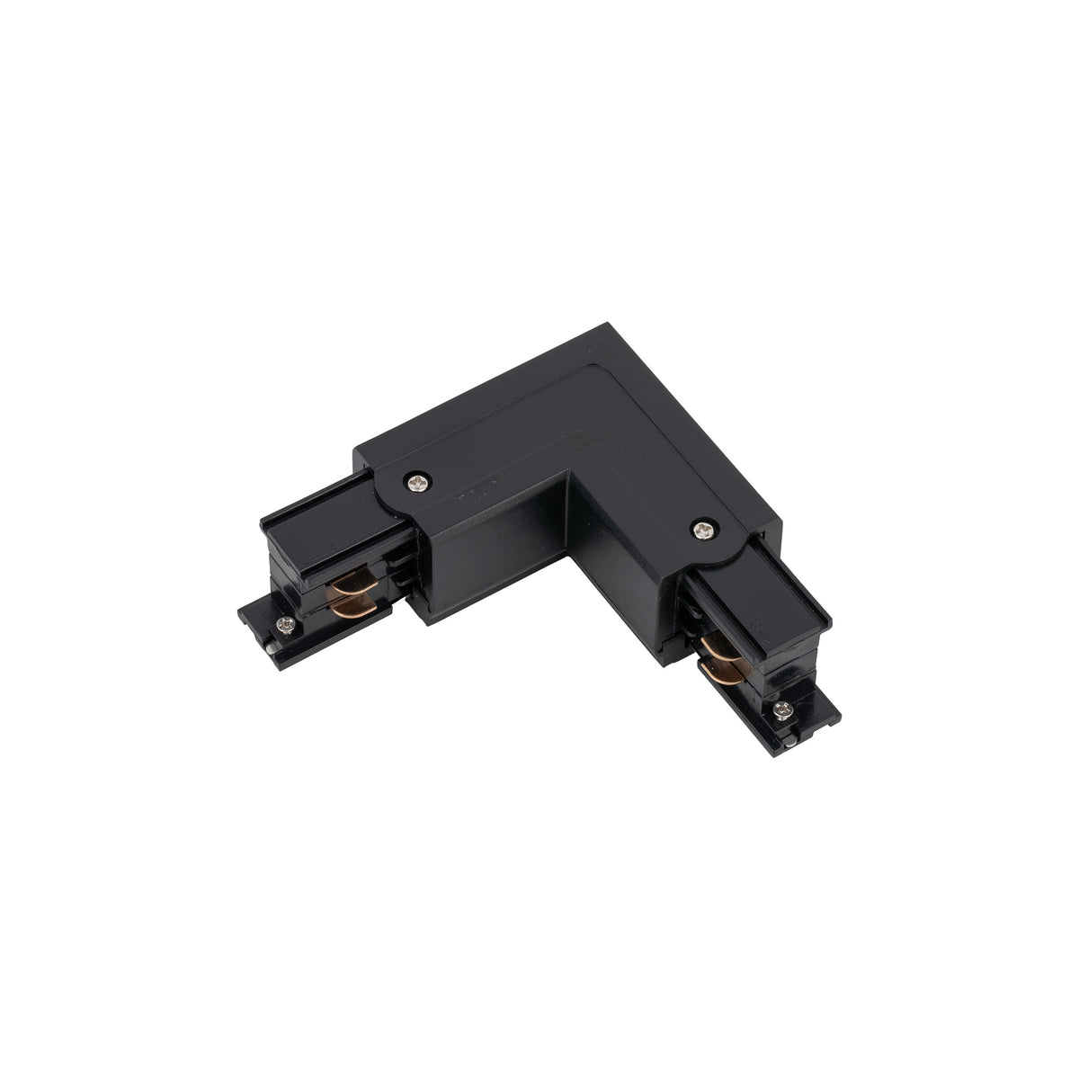 Conector pentru șină TK Lighting Tracer Trifazat în Unghi Right, negru, 11608
