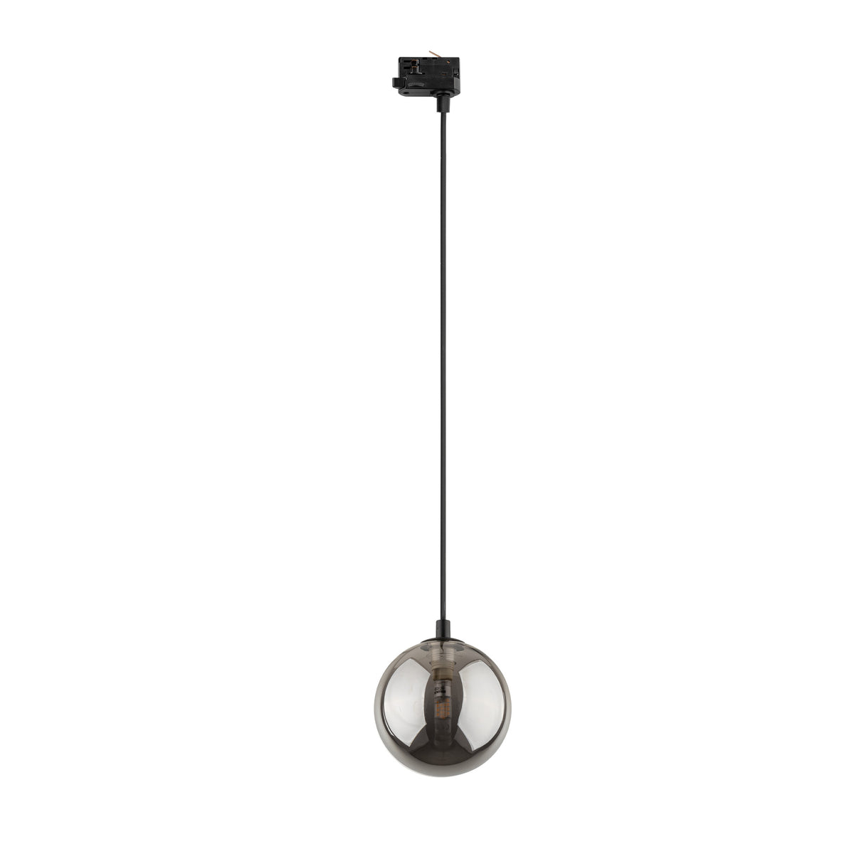 Spot pe șină TK Lighting Tracer Trifazat Glass, negru, grafit, 11662