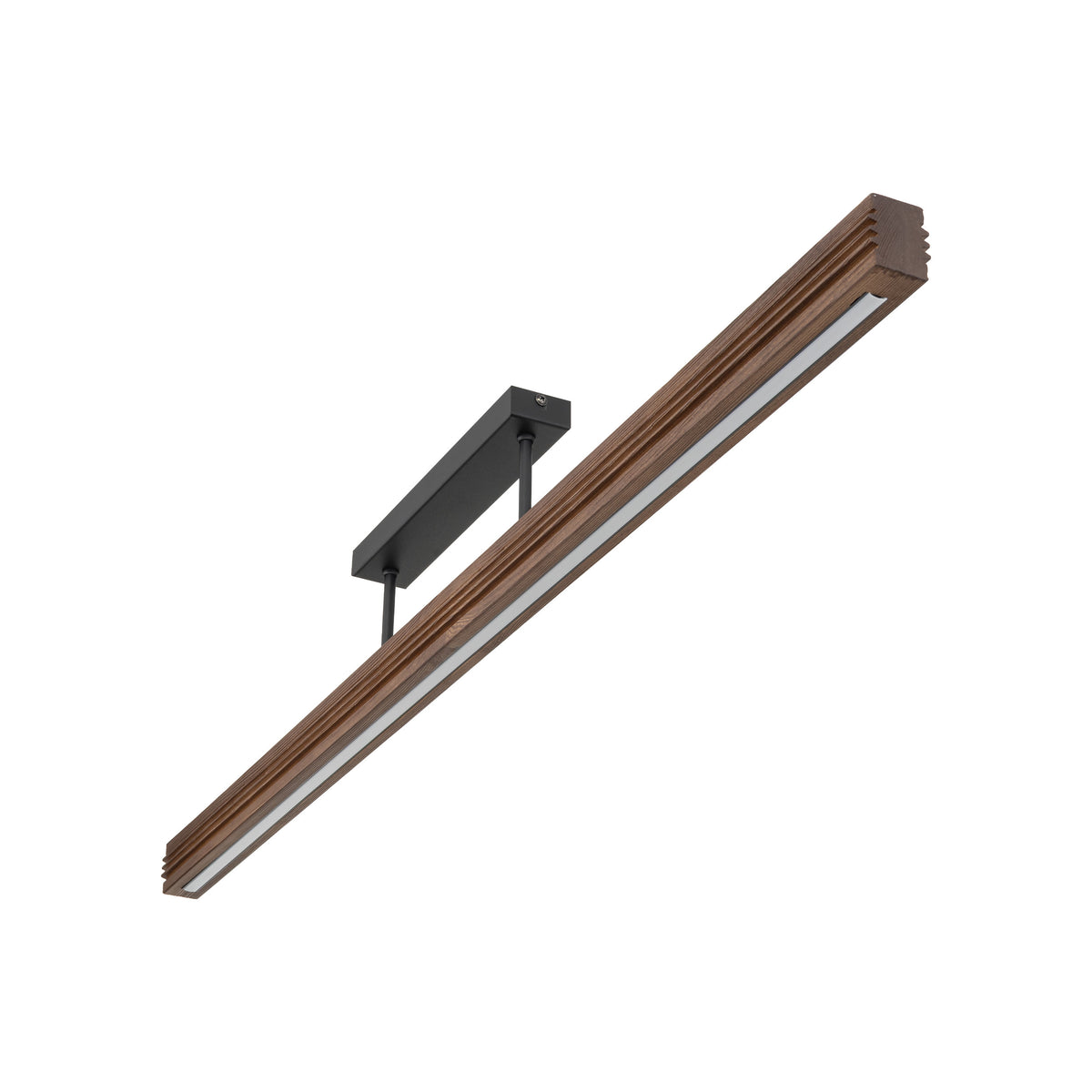 Plafonieră TK Lighting Viga Szczotkowana, lemn, pin, nuc, 11692