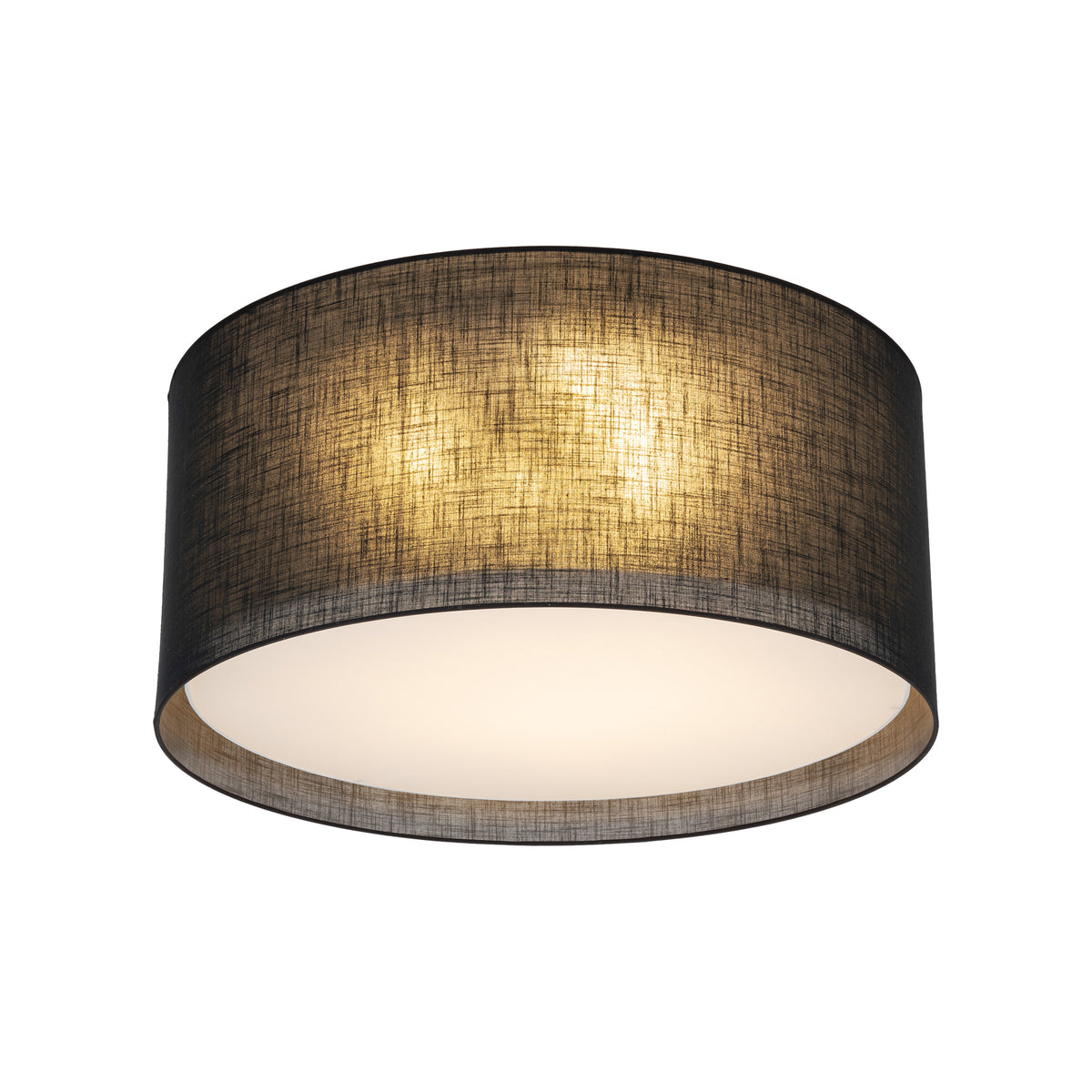Plafonieră TK Lighting Largo, negru, 6 x E27, 11700