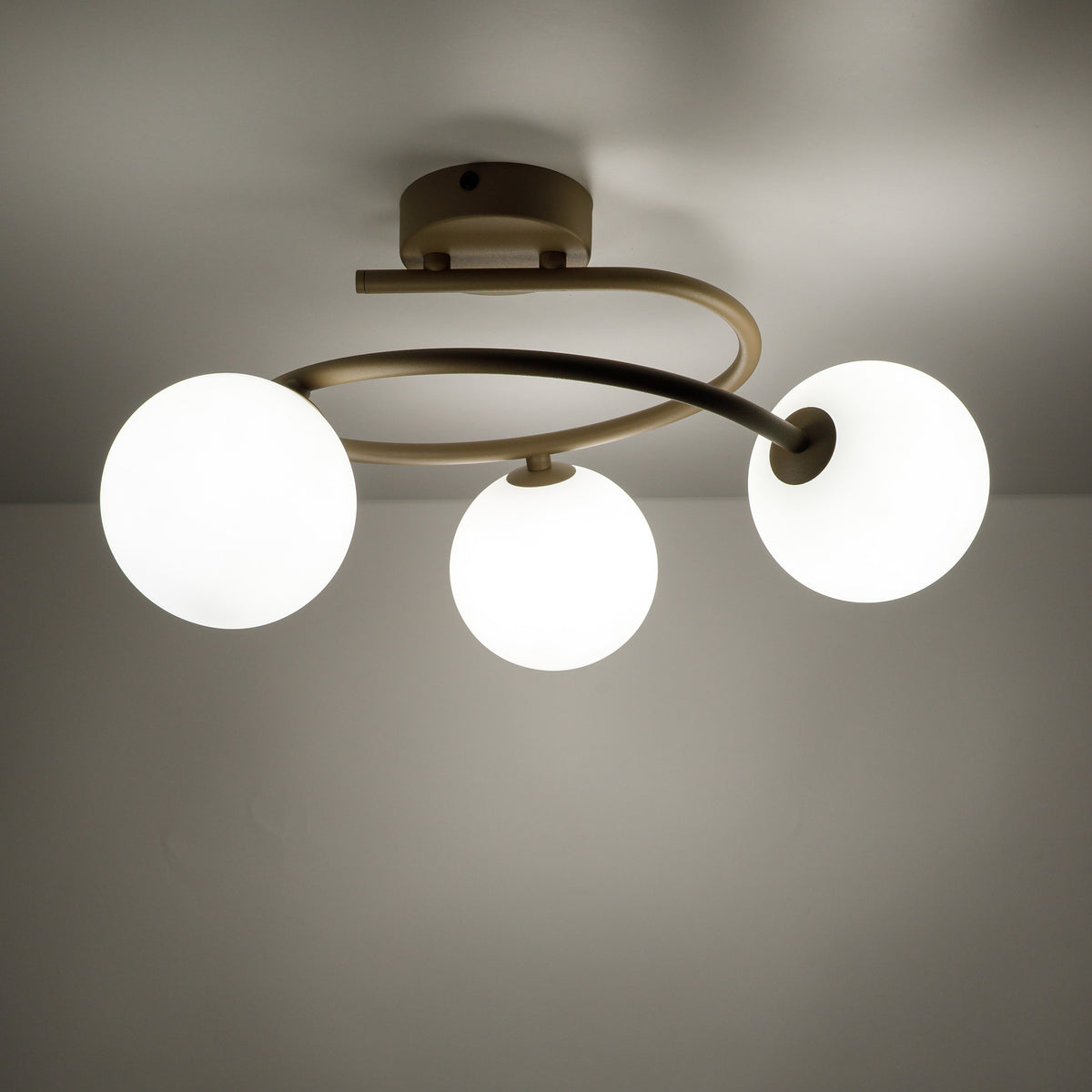 Plafonieră TK Lighting Ilsa, nisip, 3 x G9, 11744