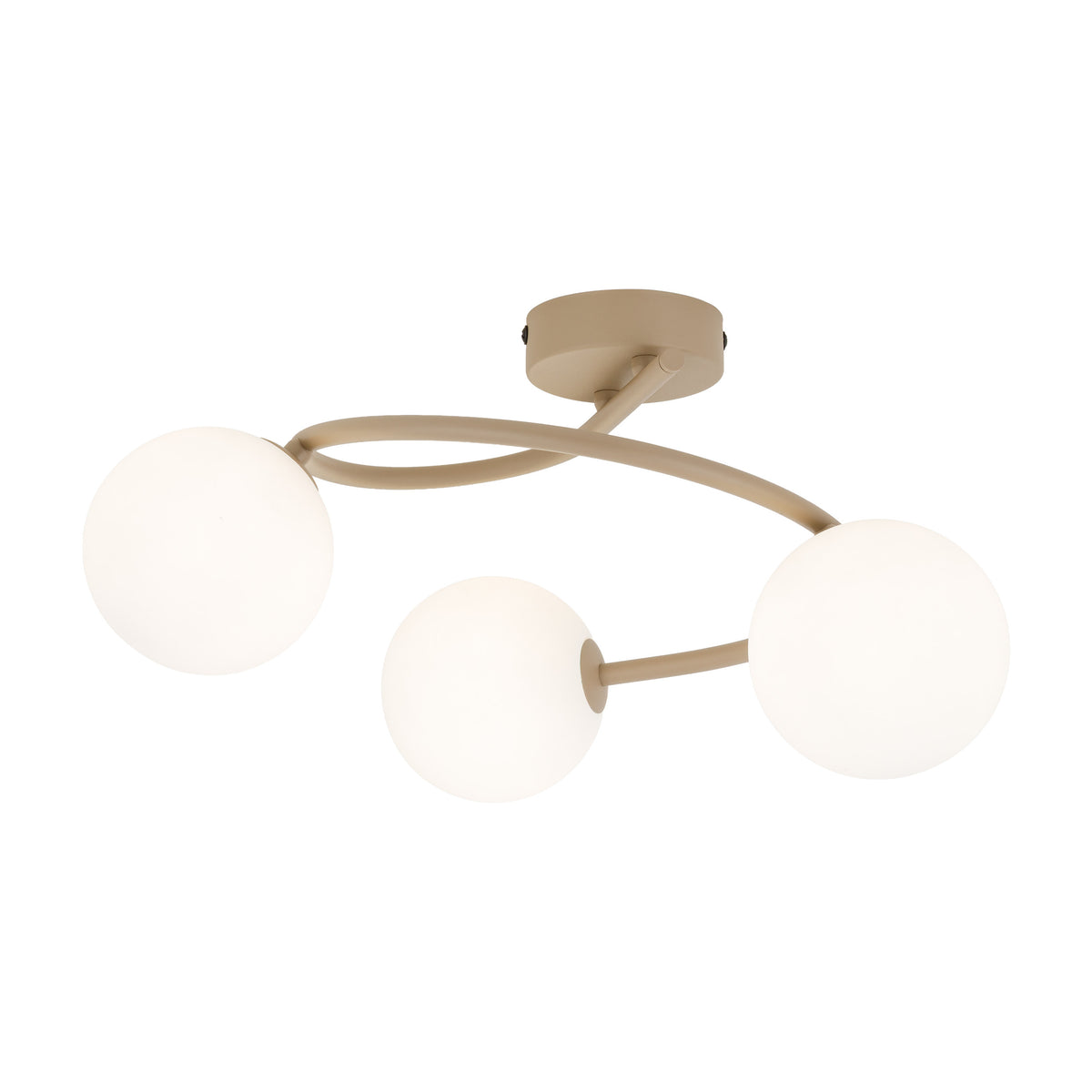 Plafonieră TK Lighting Ilsa, nisip, 3 x G9, 11744